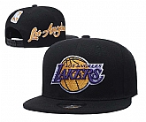 Lakers Team Logo Black Adjustable Hat GS(1),baseball caps,new era cap wholesale,wholesale hats